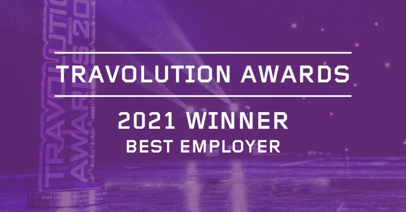 Travolution Awards 2021 winner - Best Employer